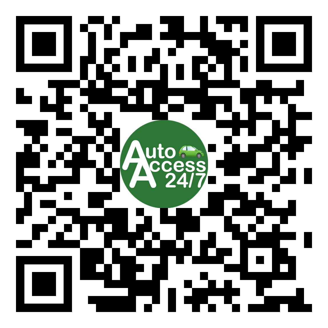 QR code pour télécharger l'application AutoAccess